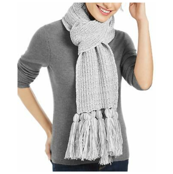 Calvin Klein Women's Chunky Knit Marled Scarf - Picture 1 of 3